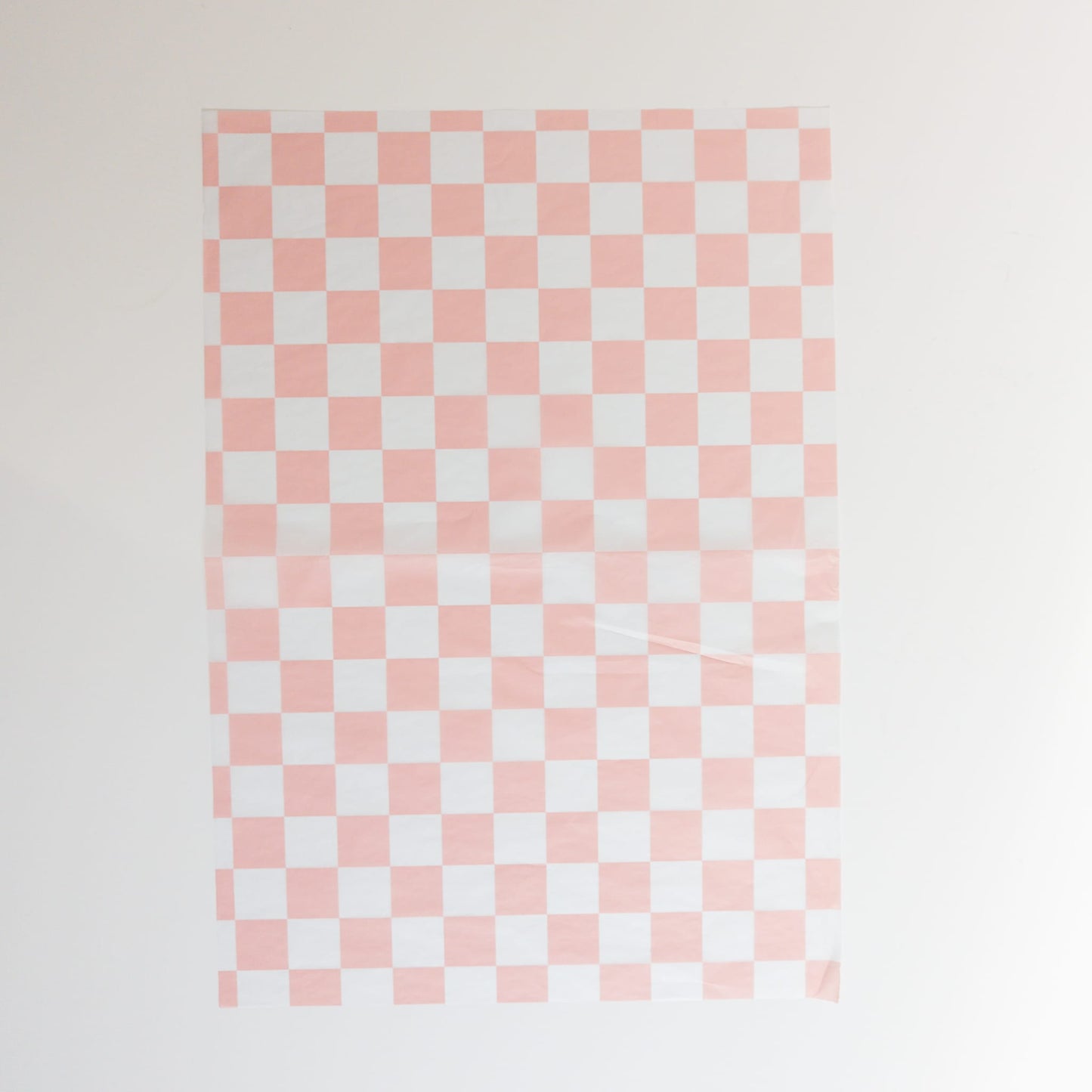 Pink Checkered Printed Tissue Paper